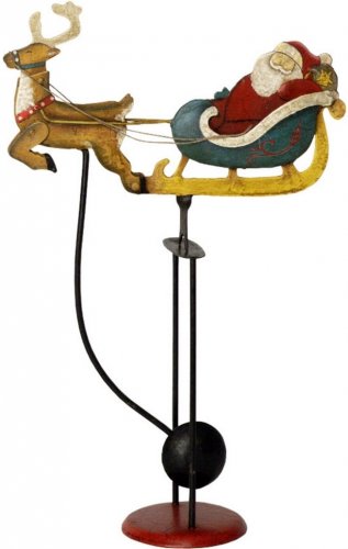 Slitta di Babbo Natale oscillante