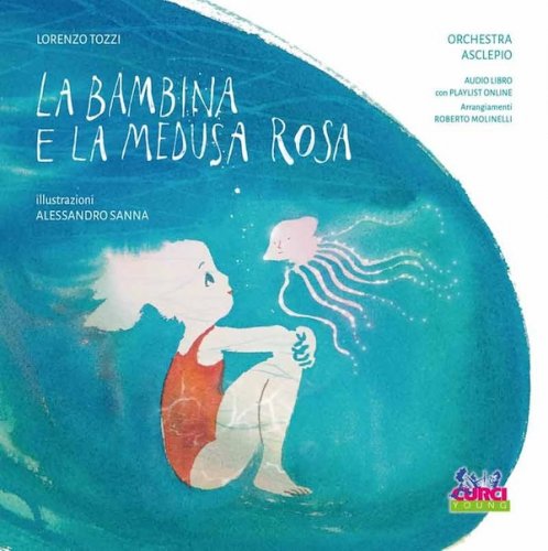 Bambina e la medusa rosa