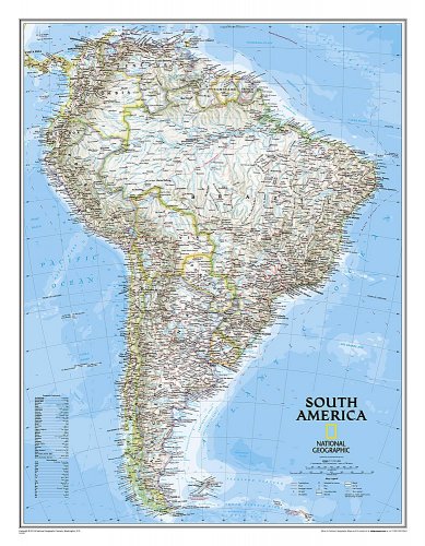 South America political map
