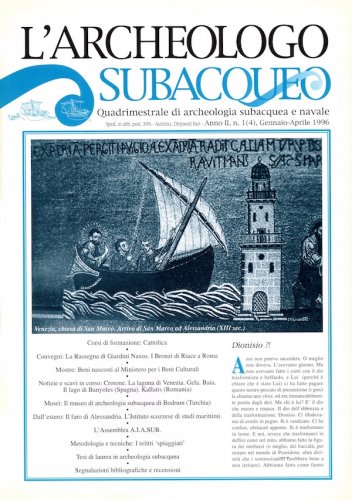 Archeologo subacqueo anno 1996