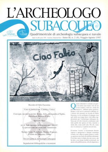 Archeologo subacqueo anno 1997