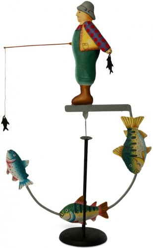 Pescatore a mosca oscillante