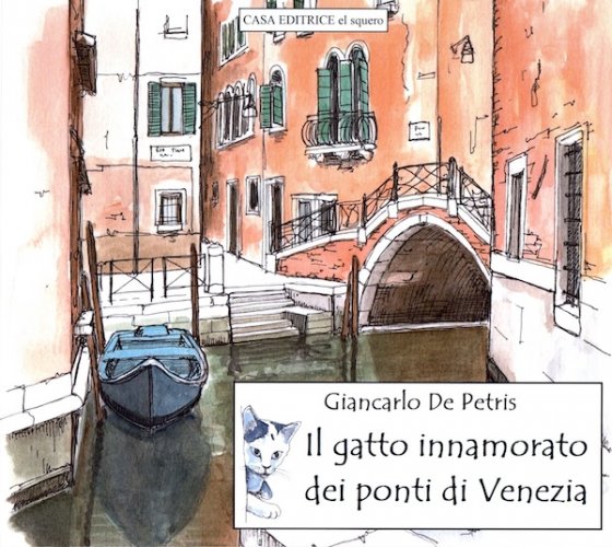 Gatto innamorato dei ponti di Venezia