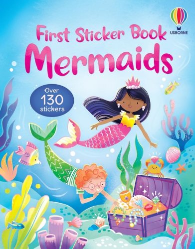 First sticker book mermaids