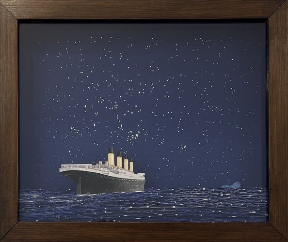 Titanic e l'iceberg
