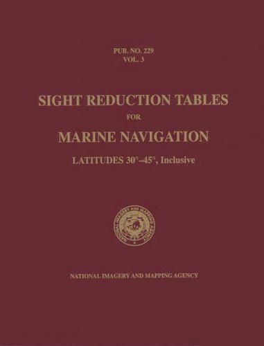 Sight reduction tables for marine navigation vol.3