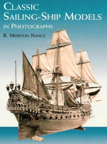 Classic sailing ship models in photographs