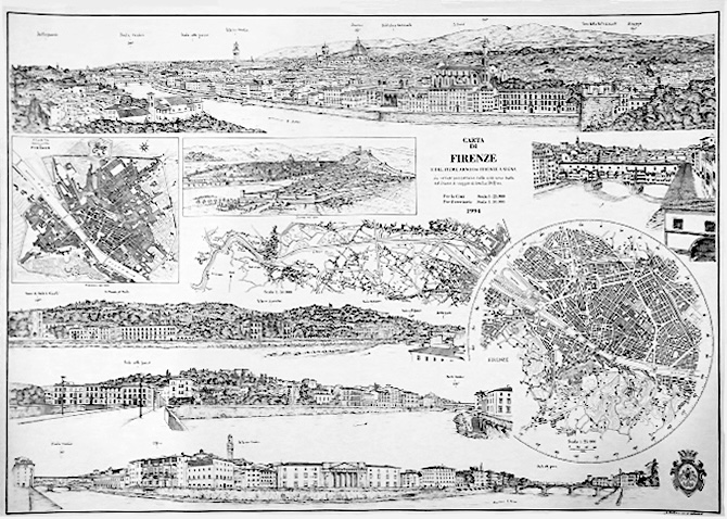 Carta di Firenze - litografia