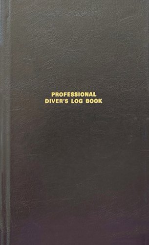 Professional diver's log book