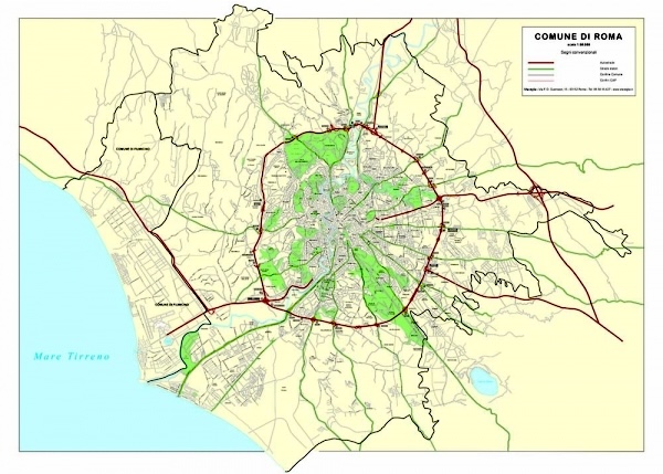 Comune di Roma - plastificata
