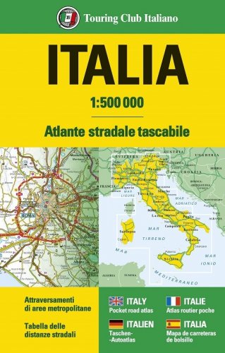 Italia - atlante stradale tascabile scala 1:500.000
