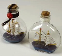 Barca in bottiglia