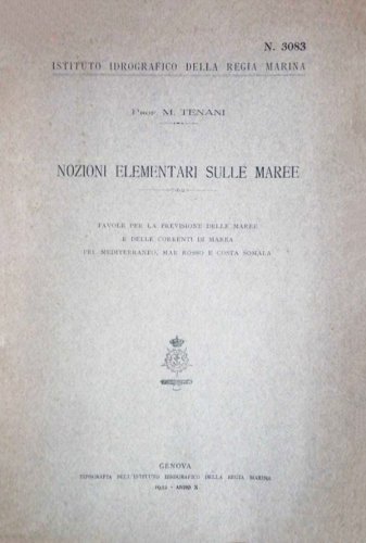 Nozioni elementari sulle maree